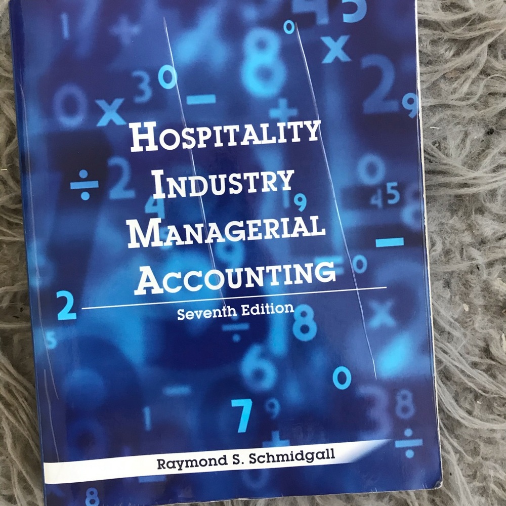 Hospitality Industry Managerial Accounting Book